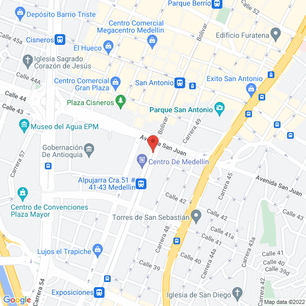 Map of Comercializadora Y Suministros Mineros De Colombia S.A.S.
