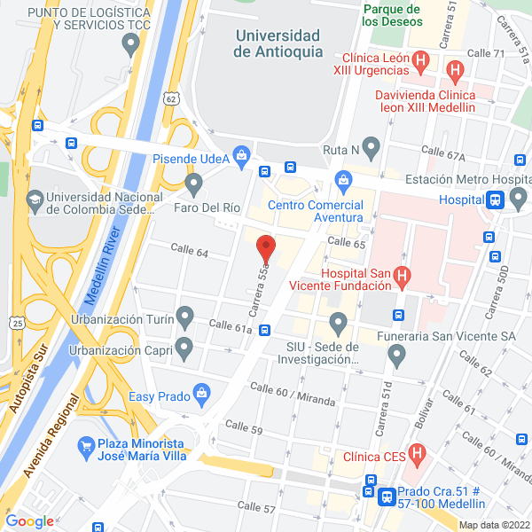 Map of Sistema Alimentador Oriental S.A.S.