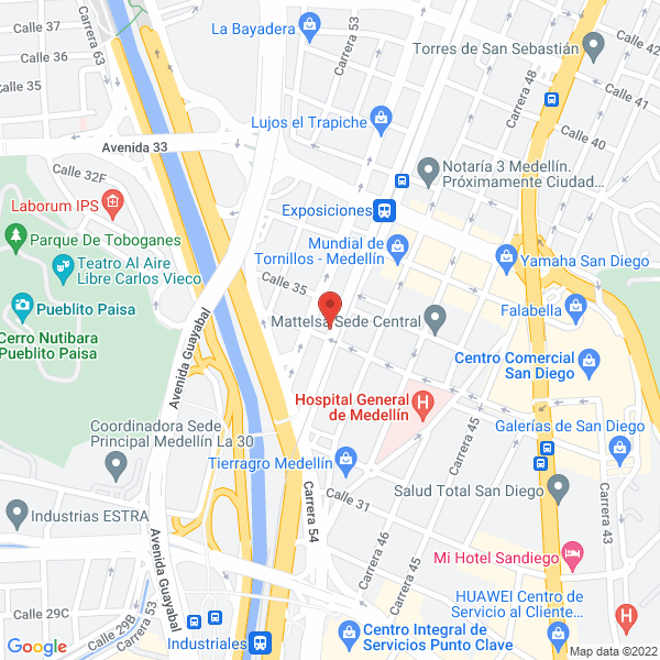 Map of Ribón Centro S.A.S.