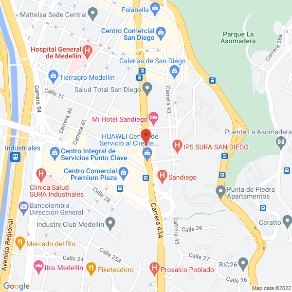Map of Mb Motor Colombia S.A.S.