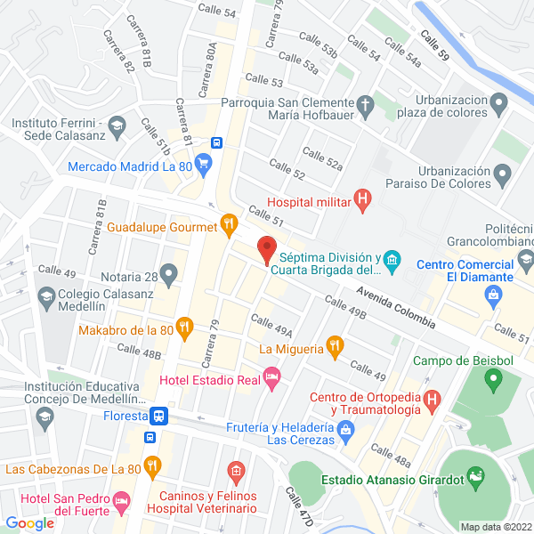 Map of David Seguridad Ltda.