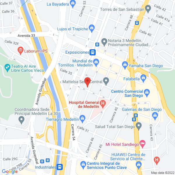 Map of Seguridad Vial Su Embarque Seguro Ltda.