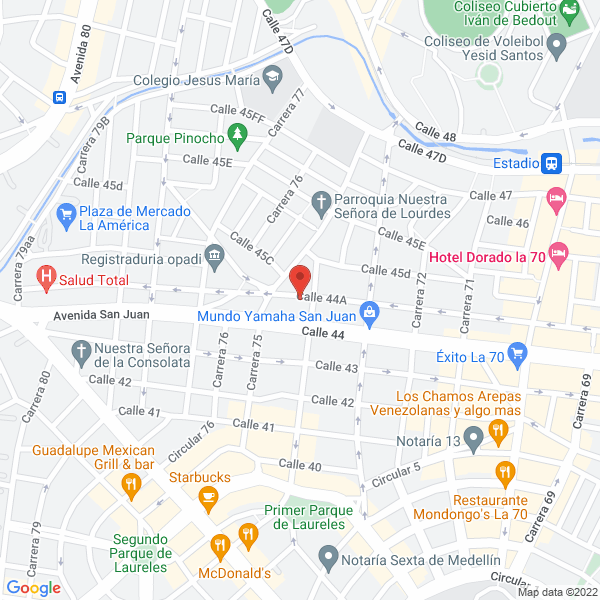 Map of Asf Eventos Y Espectáculos S.A.S.
