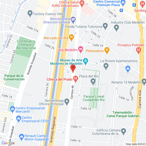 Map of Vectra International Colombia S.A.S.