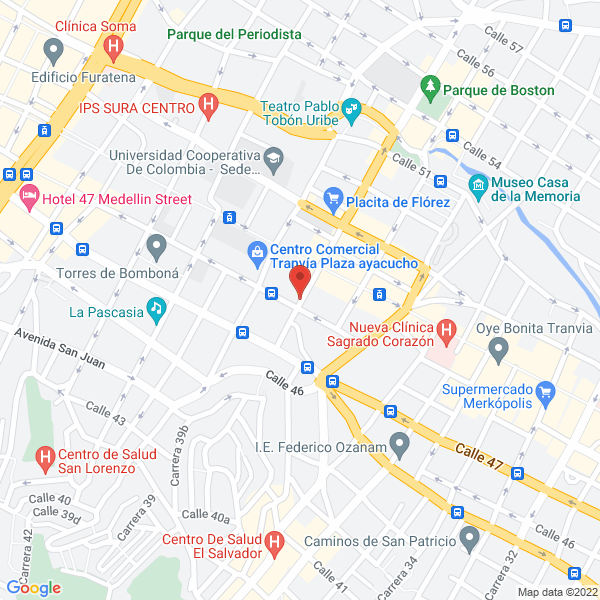 Map of Flores Y Más S.A.S.