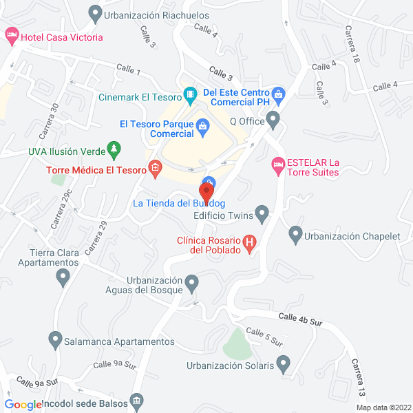 Map of Mas Trading Corporation S.A.S.