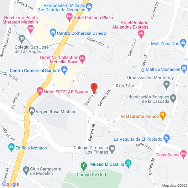 Map of Inversiones Quintero Restrepo S.A.S.