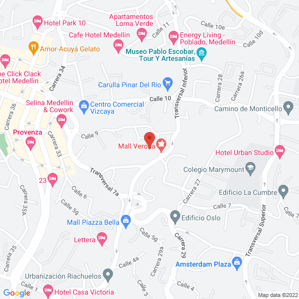 Map of Cubiko Transportes S.A.S.