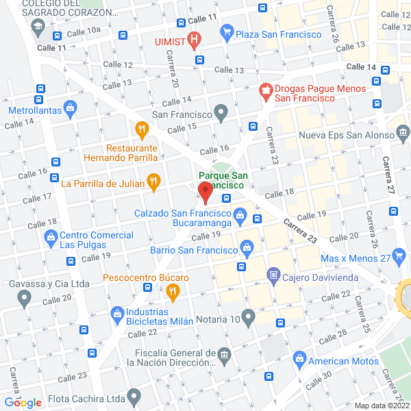 Map of Lisos Y Risos Andreita