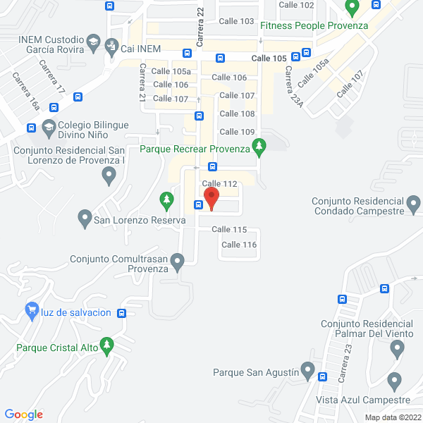 Map of Sensorcol