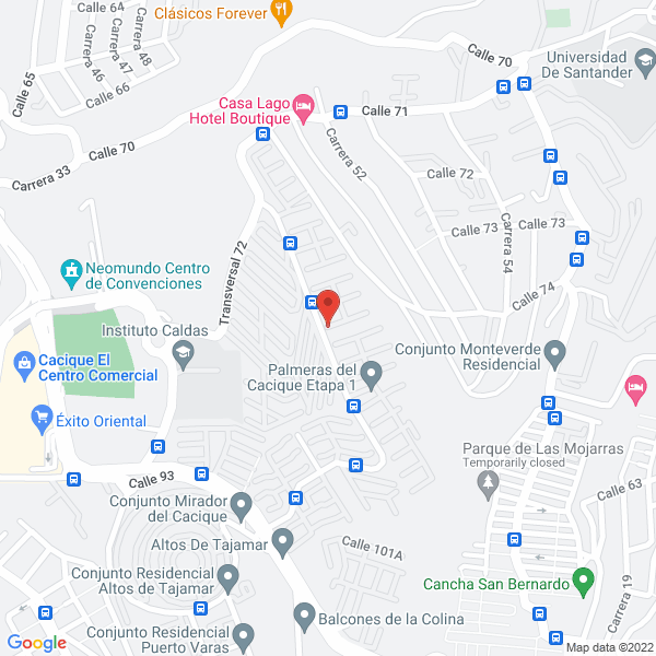 Map of Transporquimicos