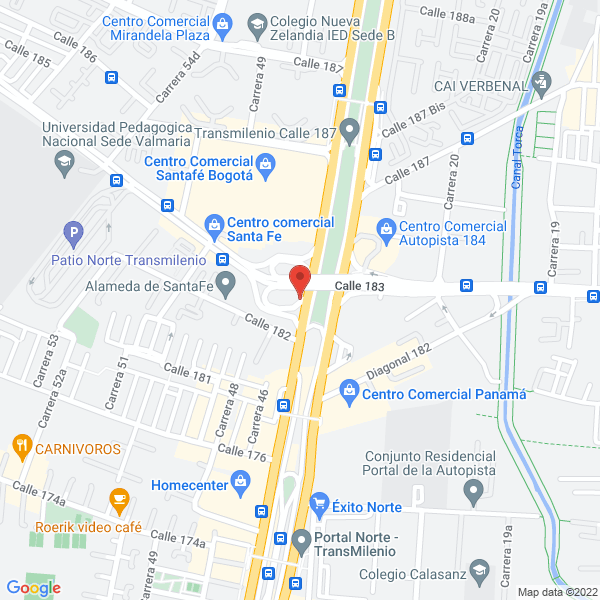 Map of Athletic Body Shop S.A.S.