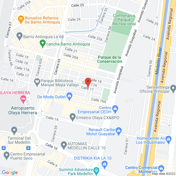 Map of Detobones Soluciones