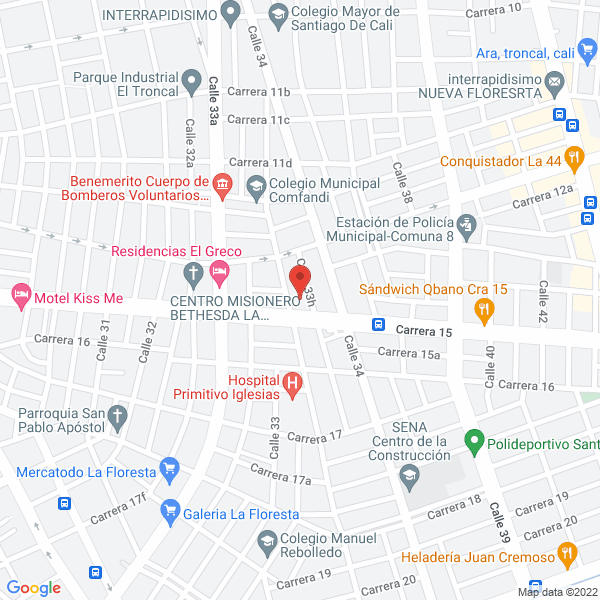Map of Gamani Impresores