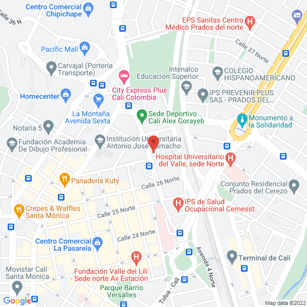 Map of Audiovisión