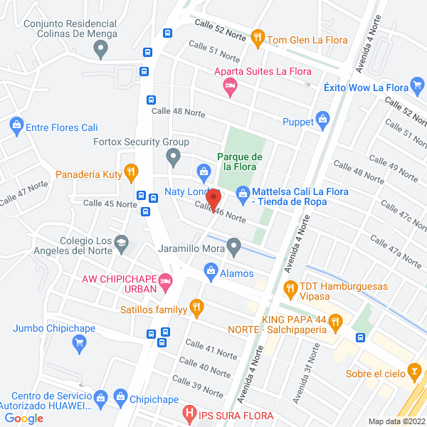 Map of Sporcity Colombia