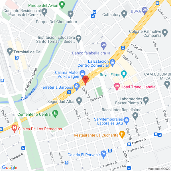 Map of Diseños Raphael Ltda