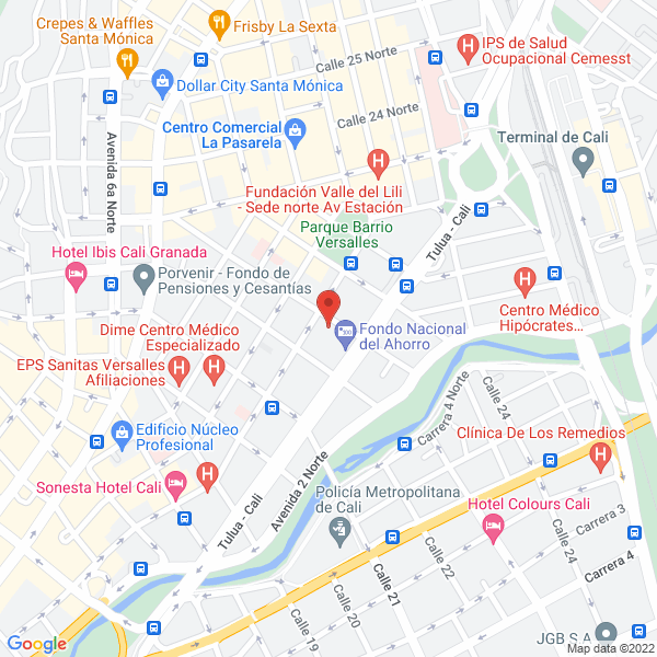Map of Ingenieros Consultores S.A. Incol S.A.