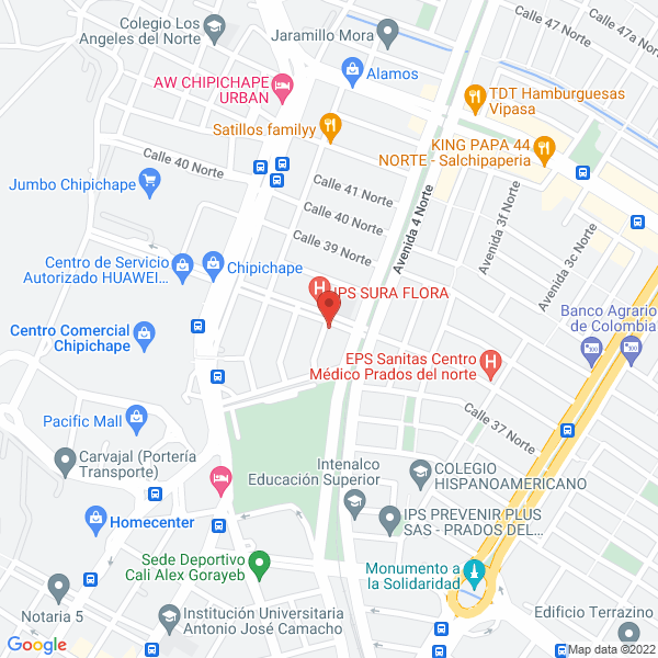 Map of Inversiones H.Amuu.Ribe S.A.S