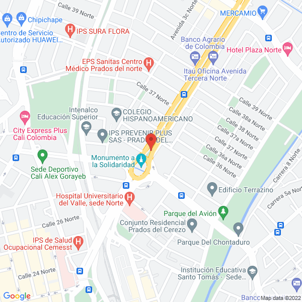 Map of Soexva Ltda.
