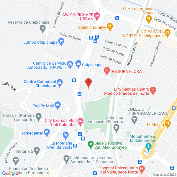 Map of Cosepar De Colombia Ltda