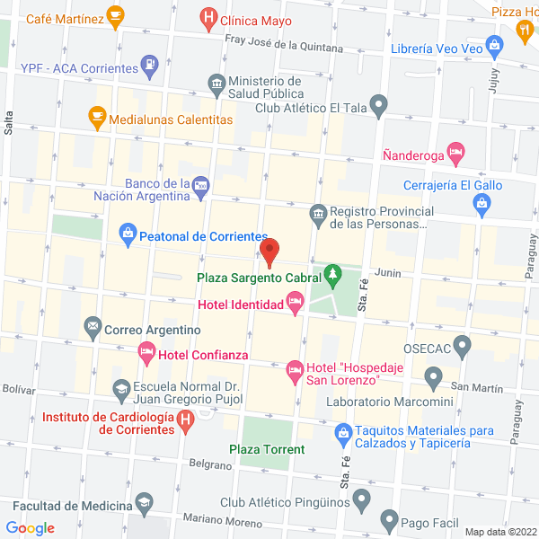Map of Karina a Formichelli