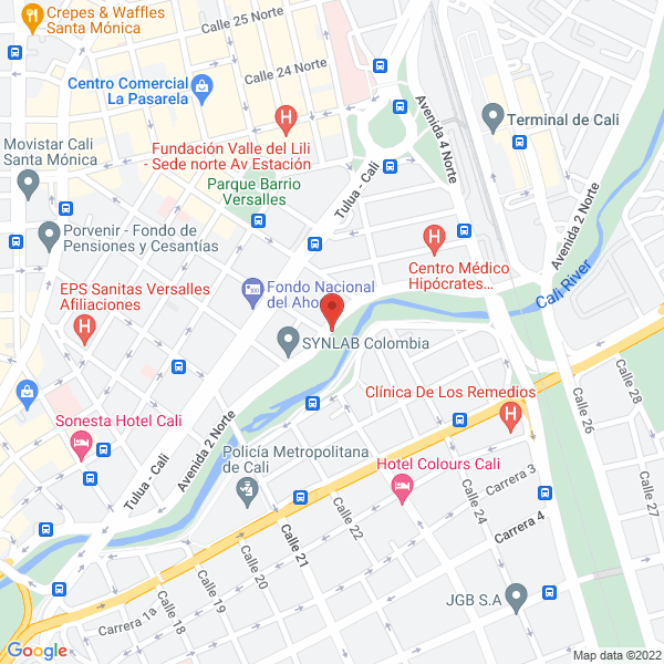 Map of Con Hidráulicos Ltda
