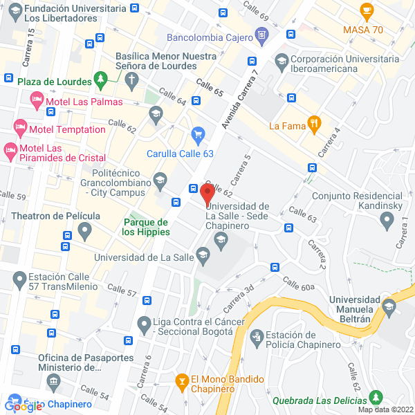 Map of Asociacion Colombiana De Medios De Informacion Ami