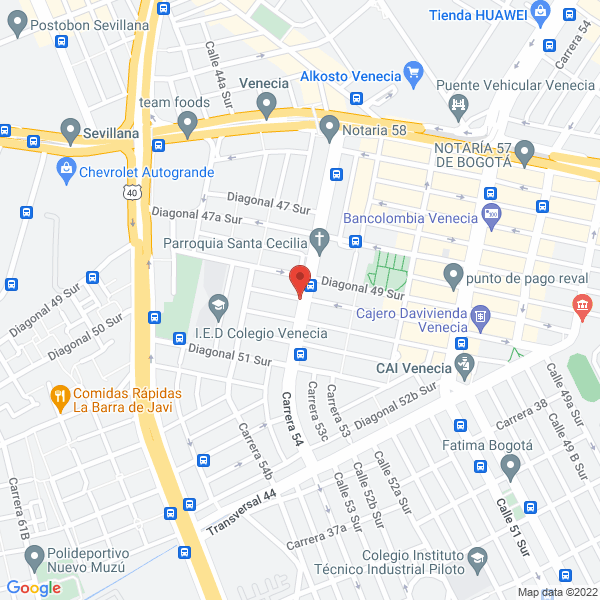 Map of Depósito Y Ferretería Megaconstrucciones