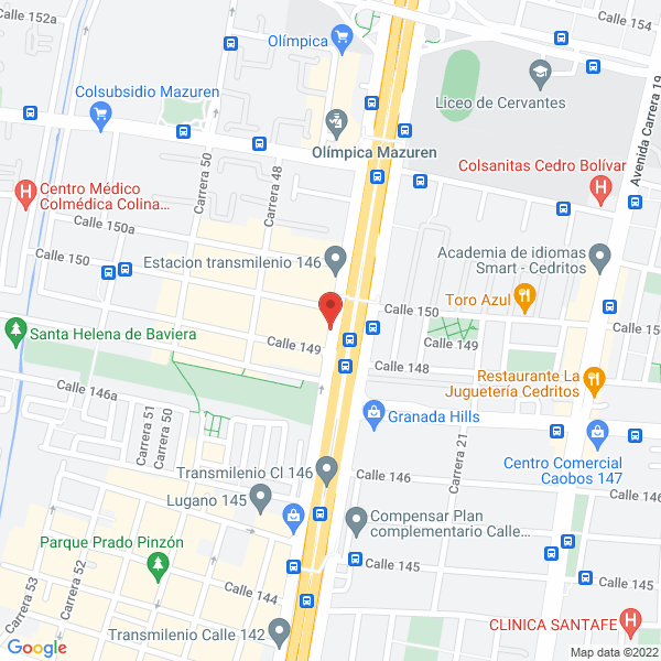 Map of Veterinaria Míster Guau