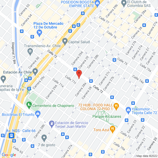 Map of Asesorémonos Ltda. Consultores De Seguros