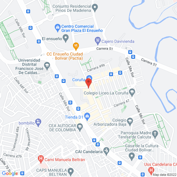 Map of Mariachi Alejandro De Colombia
