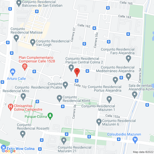 Map of Restaurante G Y C