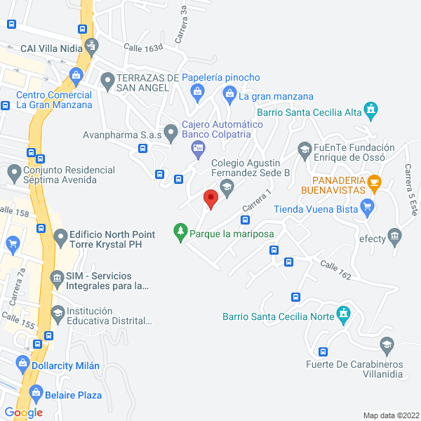 Map of Corporación De Servcio De Defensa A La Niñez