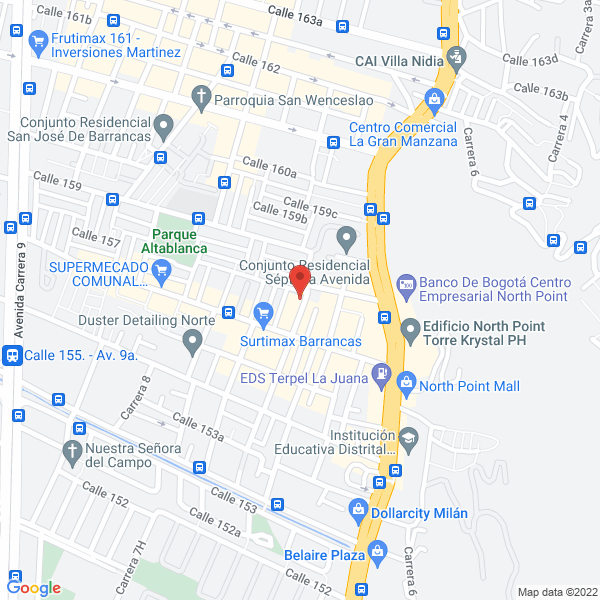 Map of Carpintería Metálica