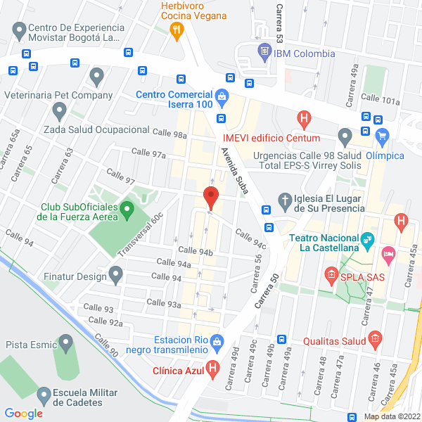 Map of Carnes La Unión