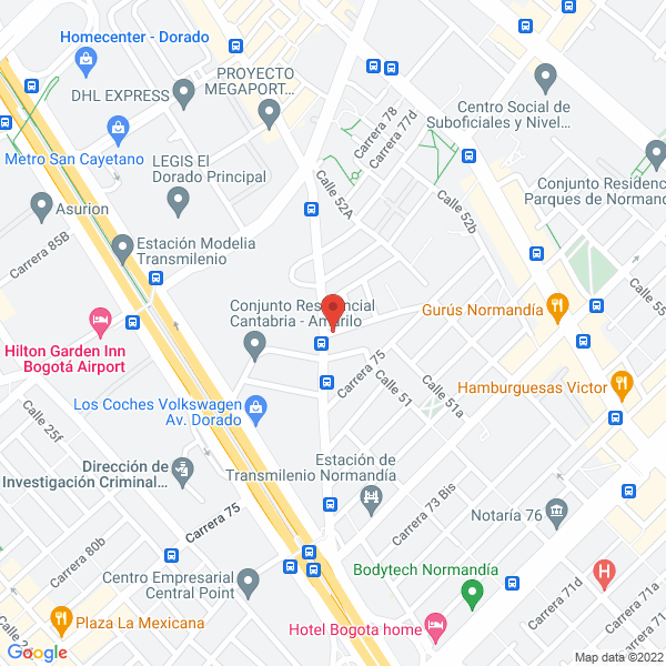 Map of Quirobel Carnes Frías