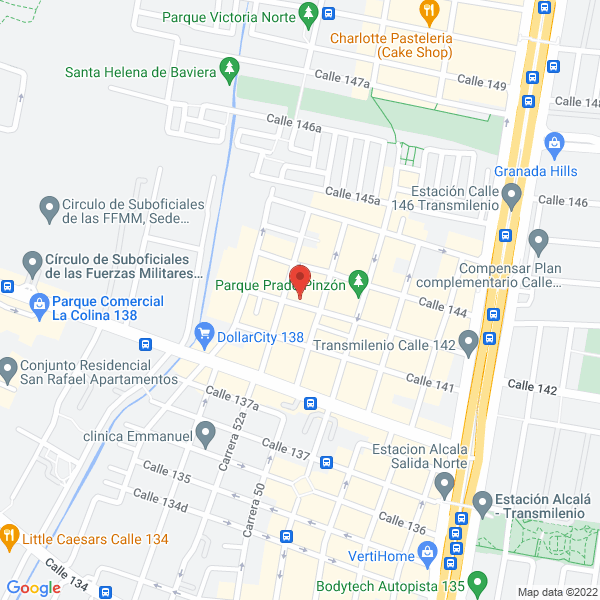 Map of Carnes Finas Santander Anzola