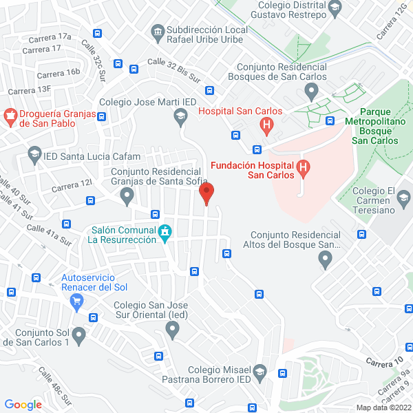 Map of Katy Lujos
