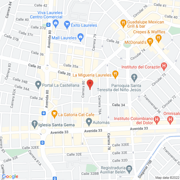 Map of Cientec Ltda.