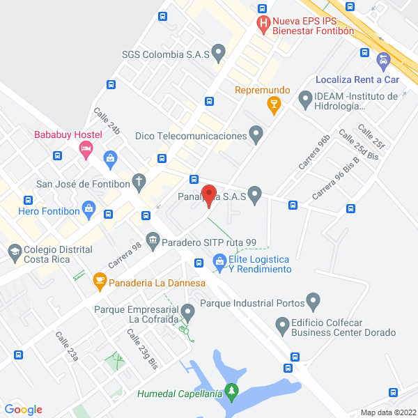 Map of Sissop Ingeniería & Tecnología S.A.S.