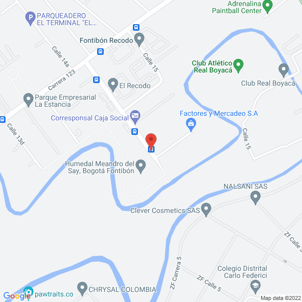 Map of Marco Julio González Transportando S.A.S.
