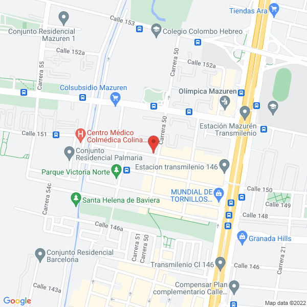 Map of Compañia Especializada En Servicios Y Comercio S.A.S.