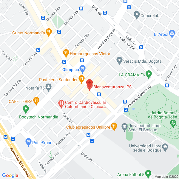 Map of Comercializadora Macanaso S.A.S.