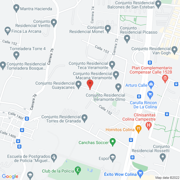 Map of Rey Del Mar S.A.S.