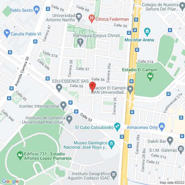 Map of Gc Pharma S.A.S.