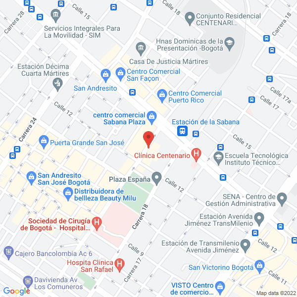 Map of Distribuidora Rasavi S.A.S.