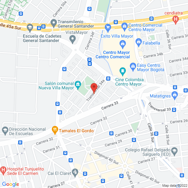 Map of Velásquez Alzate Y Cía. Ltda.