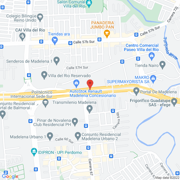 Map of Porkostilla S.A.S.