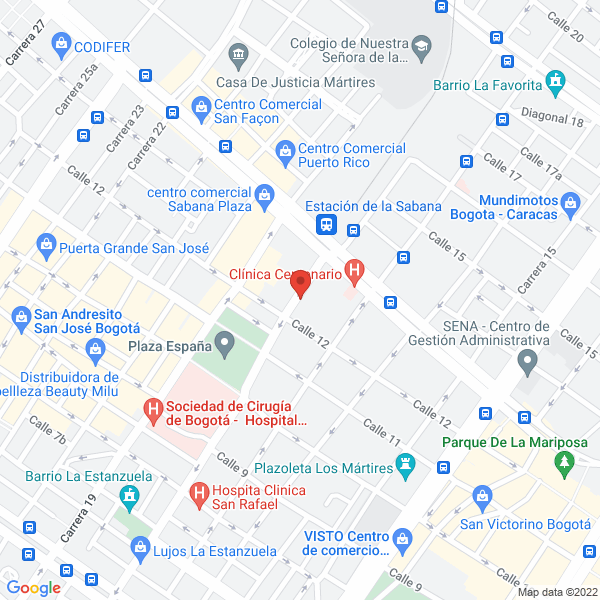 Map of Inversiones Robles González S A